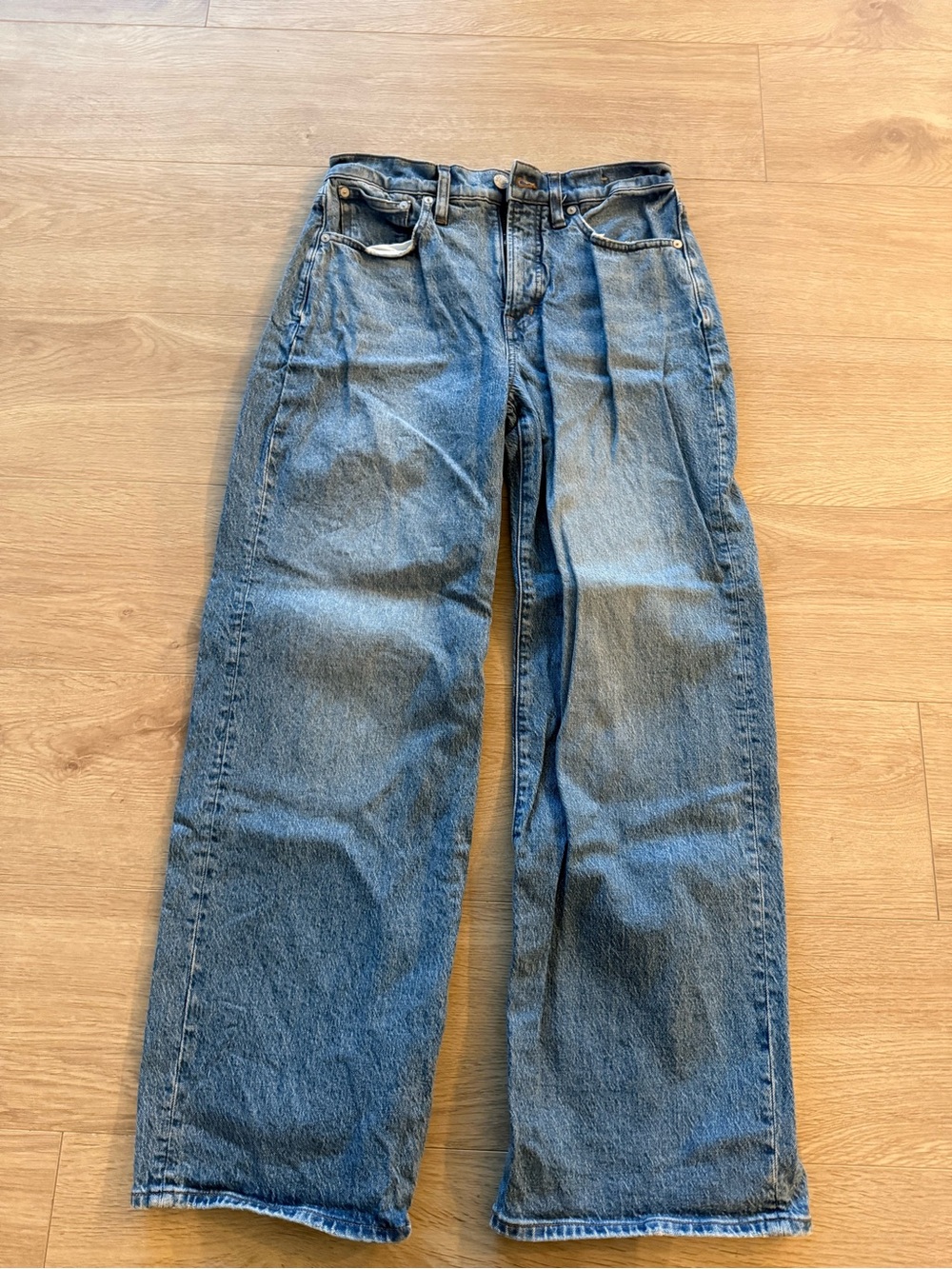 Madewell Light Blue Wide-Leg Jeans